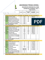 Periodo Lectivo 2018 - 2019 Primer