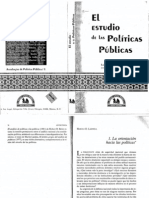Luis F. Aguilar Villanueva El Estudio de Las Politicas Publicas.