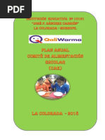 Plan de Trabajo Qali Warma 2018 La Colorada