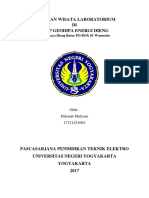 Laporan Wisata Laboratorium PLTP Geodipa Energi Dieng