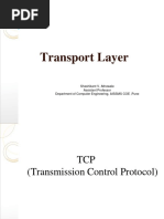 Transport Layer: Shashikant V. Athawale Assistant Professor Department of Computer Engineering, AISSMS COE, Pune