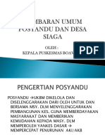 Gambaran Umum Posyandu Boawae