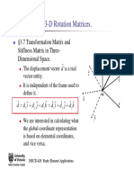 Lecture 5: 3-D Rotation Matrices.: 3.7 Transformation Matrix and Stiffness Matrix in Three-Dimensional Space