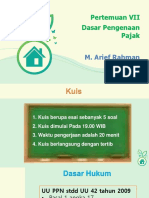 Pertemuan VII - PPN