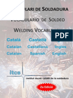 Vocabulario, Inglés Español Soldadura