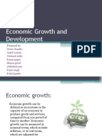 Economic Growth and Development: Prepared by