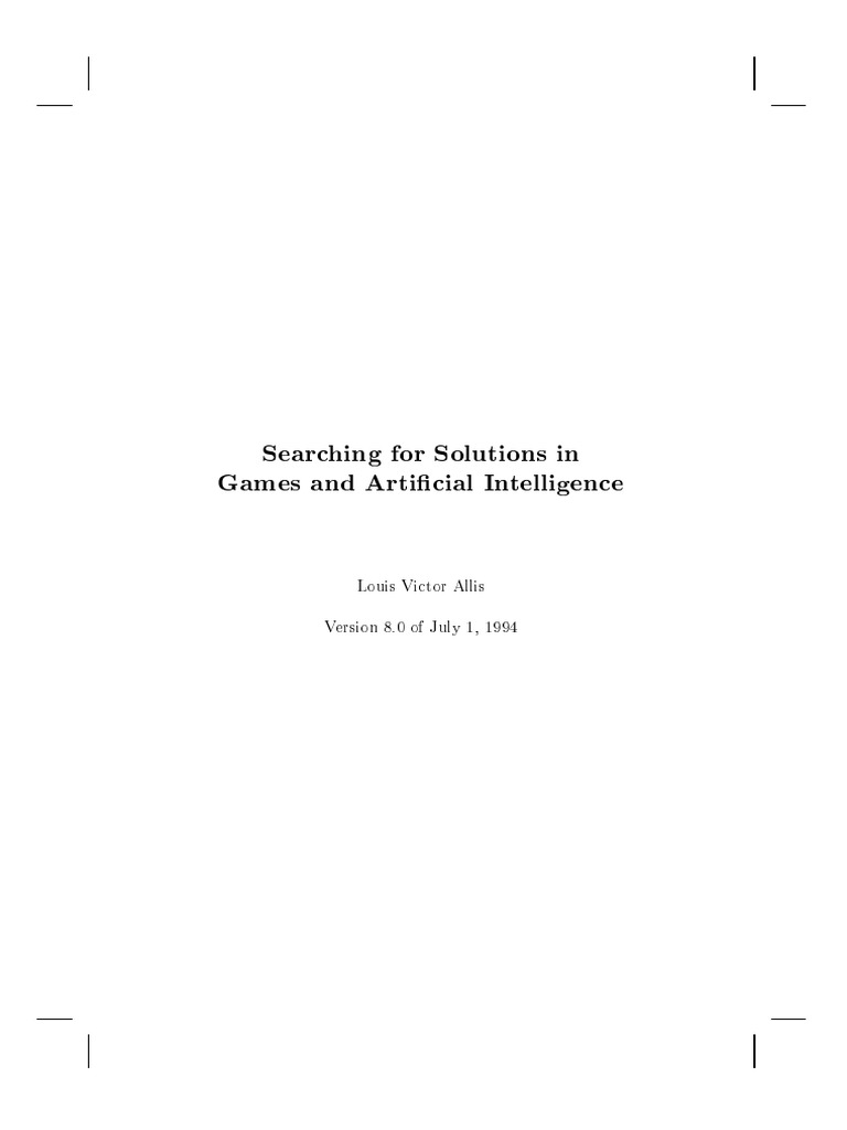 Solutions in AI and Game Strategies | PDF | Artificial Intelligence ...