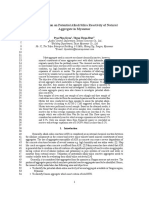 An Observation On Potential Alkali Silica Reactivity of Natural Aggregate in Myanmar