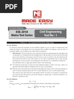 ESE-2018 Mains Test Series: Civil Engineering Test No: 1