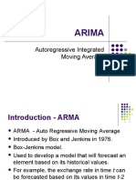 Arima: Autoregressive Integrated Moving Average