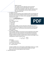 Uji Validitas Dan Reabilitas Instrumen 111