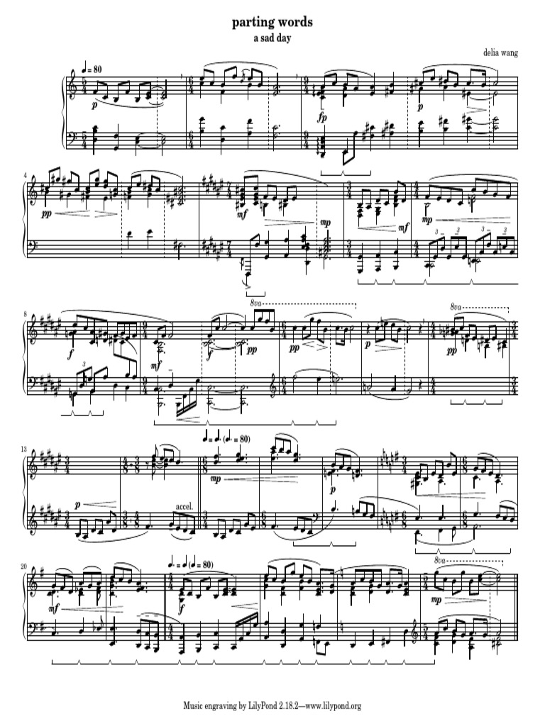 Parting Words PDF Creative Commons Entertainment (General)