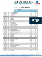 New Product List Smart Lab