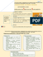 Conocied Orga JASS, Derechos, Obligaciones