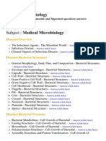 Medical Microbiology - Lecture Notes, Study Materials and Important questions answers
