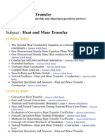 Heat and Mass Transfer - Lecture Notes, Study Materials and Important questions answers