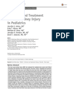 Diagnosis and Treatment of Acute Kidney Injury in Pediatrics