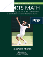 Sports Math An Introductory Course in The Mathematics of Sports Science and Sports Analytics