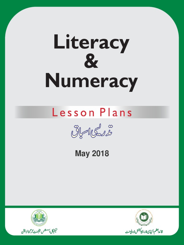 LitNum Hour Lesson Plans - May 2018 | PDF | Behavior Modification