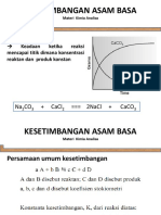 Materi KA-Kesetimbangan Asam Basa