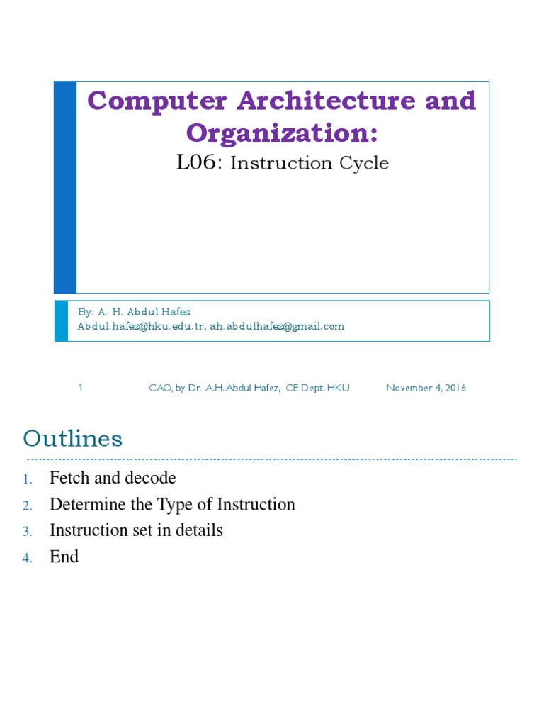 Computer Architecture and Organization PDF | PDF | Input/Output ...