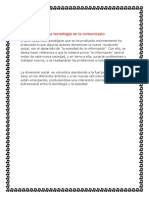 la incidencia de la tecnología en la comunicasio