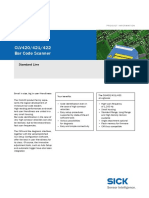 Product information for CLV420/421/422 Bar Code Scanner