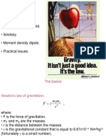 Gravity I:: - Gravity Anomalies. - Earth Gravitational Field. - Isostasy. - Moment Density Dipole. - Practical Issues