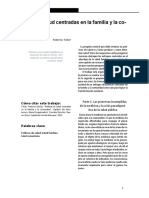 Tobar (2013) Políticas de Salud Centradas en La Familia y La Comunidad