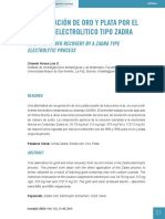 Recuperación de oro y plata por el proceso electrolítico tipo Zadra.pdf