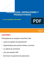 Gestión de operaciones: producción, productividad y cadena de suministro