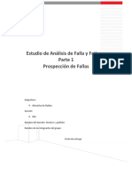 Estudio de Análisis de Falla y Fatiga - Parte 1 Prospección de Fallas