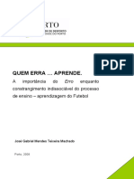 Quem Erra... Aprende - A Importancia Do Erro No Processo de Ensino