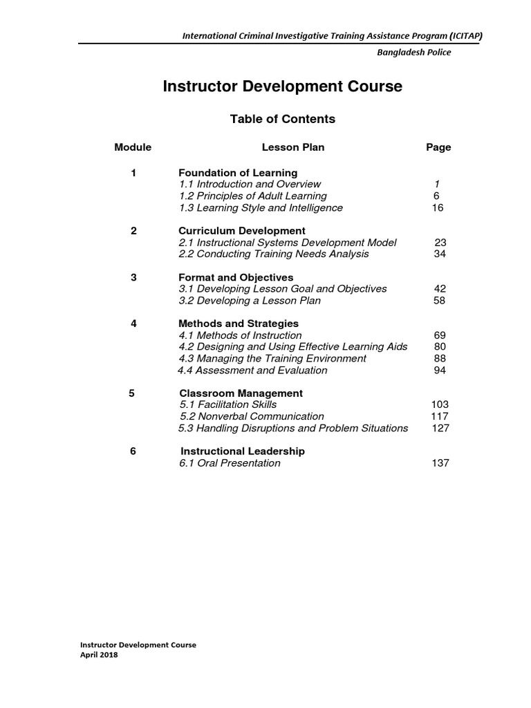 C-Table of Contents | PDF