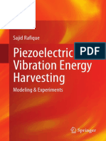 Sajid Rafique (Auth.)- Piezoelectric Vibration Energy Harvesting_ Modeling & Experiments-Springer International Publishing (2018)