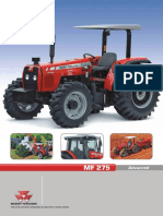 MF 275: Especificações técnicas de trator agrícola 4x2 e 4x4