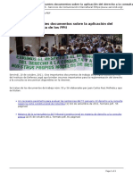 Perú: Dos Importantes Documentos Sobre La Aplicación Del Derecho A La Consulta de Los PPII