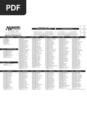 Scars of Mirrodin Check List | PDF
