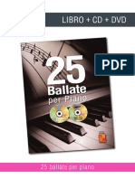 Libro + CD + DVD: 25 Ballate Per Piano