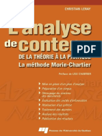 Christian Leray-L'analyse de contenu _ De la theorie a la pratique, la methode Morin-Chartier.pdf