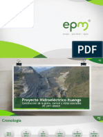  Proyecto Hidroeléctrico Ituango Construcción de la presa, central y obras asociadas PC 2011-000031