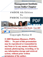 21040679 Differences Between PMBOK 4th Edition PMBOK 3rd Edition