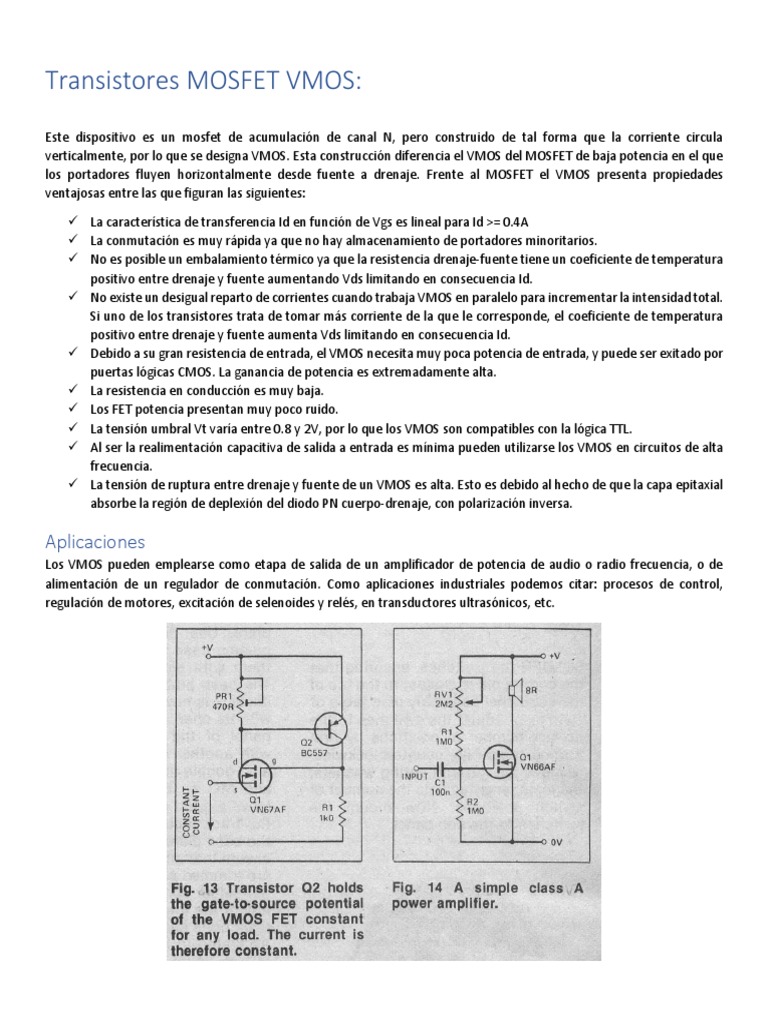 Transistor VMOS PDF