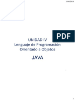 Unidad 4 Lenguaje de Programacion Java Parte 1