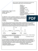 Exercicios Separação de Misturas