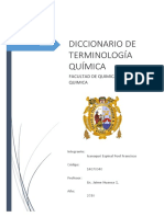 Diccionario de Terminología Química