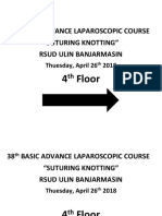 38th Basic Advance Laparoscopic Course