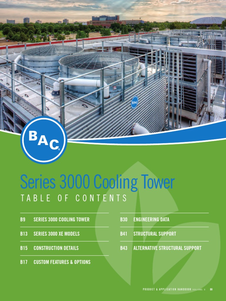 Series 3000 Cooling Tower Product Catalog.pdf Hvac Belt (Mechanical)