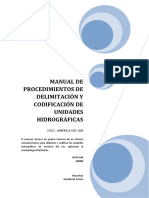 Manual de Delimitacion y Codificacion Pfafstetter