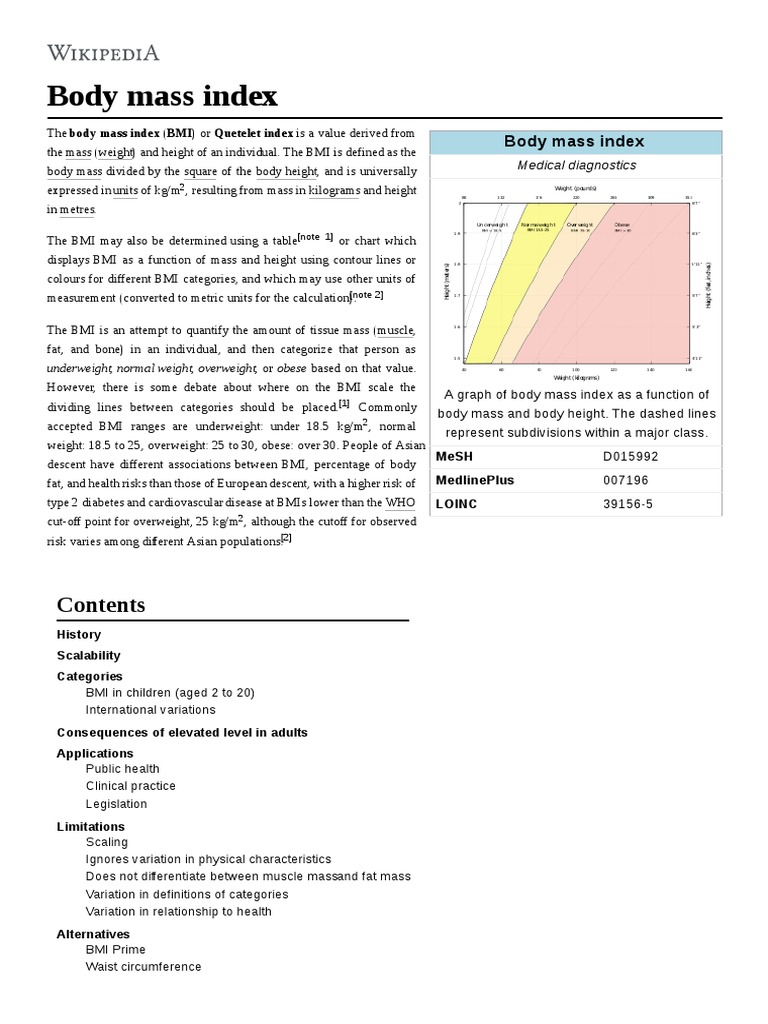 Indice De Masa Body Mass Index Obesity
